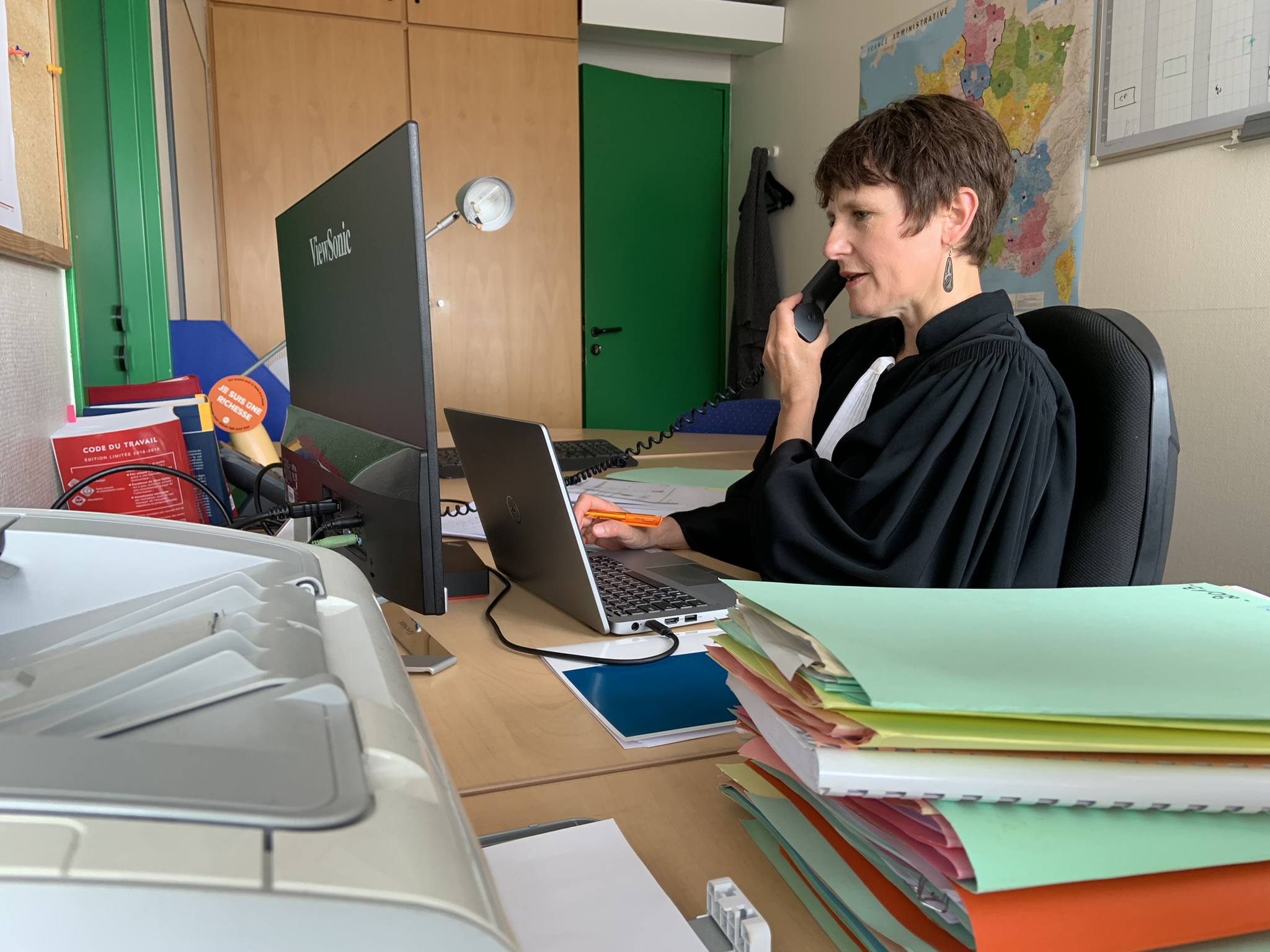 Greffière au bureau